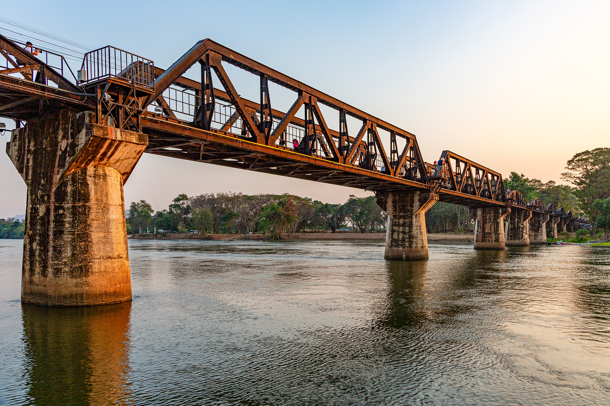 River Kwai Bridge Kanchanaburi Thailand