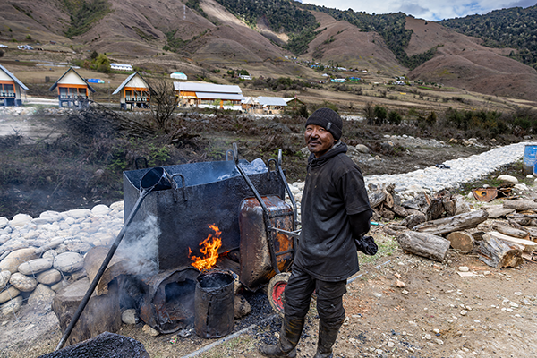 Road Builder, Mechuka, Arunachal Pradesh