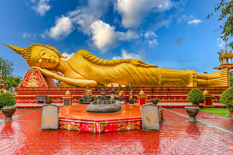 Buddha on the way to Nirvana